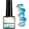 Generico Liquido Per Wave, Con Formula Smööth Spalmabile, 7 Ml, Gel Per Unghie Blöömïng Wave Bianco, Smalto Per Unghie, Lucentezza A Lunga Durata, Per La Casa, Il Salone, I Matrimoni, I Viaggi