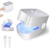 Acxilexy Aggiornamento del dispositivo laser a fungo del chiodo, trattamento rapido e intensivo per unghie multiple e dita, trattamento laser a luce blu 470 Nm per unghie dei piedi