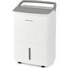 Orbegozo DH 1655 Deumidificatore 16 l/giorno, area 100 m², display LED, lama oscillante, gas R290, timer 24h, serbatoio 4 l, 2 velocità, filtro lavabile, ruote e maniglia, consumo 230 W