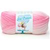 Lion Brand Yarn Filato 100% Acrilico, Ice Cream, Colore: Fragola