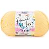Lion Brand Yarn, matassa di filo "Pound of Love", 550 - 099B, colore: bianco vintage, Acrilico, Honey Bee, 1,020 yd/932 m