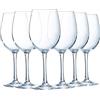 Chef & Sommelier Cabernet - Set da 6 calici da vino bianco 25 cl - Vetro cristallino, alta resistenza, lavabili in lavastoviglie, fabbricati in Francia - Per casa, hotel, bar e ristoranti