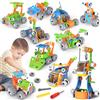 iKidiki Giochi Costruzioni per Bambini 5 6 7 8 9 10 anni, Regalo Bimbo 5 6 7 8 9 Anni Giochi Bambino Bambina 5 6 7 8 9+ Anni 10-in-1 STEM Educativi Costruzione Auto Giocattolo Regali di Compleanno