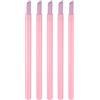QUARKZMAN 5Pcs Pietra Pomice Lima Per Unghie Bastone Levigante Rosa