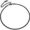 ChainsPro Collana Donna a Catena Serpente Piatta, Girocollo Sottile Larghezza 3/5 MM Colore Argento/Oro/Nero/Oro Rosa Catenina per Ciondolo