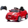 Mazzeo Giocattoli Auto elettrica Nuova Fiat 500 rossa per bambini, telecomando per genitore, porta usb, età 3+