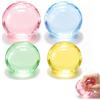 Zoonvii Pallina Antistress,4 Pezzi Palline Antistress all'Olio di Cocco, Giocattoli Anti stress,Squeeze Giocattoli,Squeeze Toys,Squishy, Giocattolo per Impastare,Spremere e Rilassare