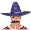 FIESTAS GUIRCA Guirca Cappello Messicano Sombrero Adulto 50 CM - Colori Assortiti (Blu)