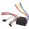 EVTSCAN 60A ESC Brushless Impermeabile, 5,8 V 3 A BEC, Scheda di Programma Regolabile, per Auto e Barche RC in Scala 1/10, Controller Motore ad Alte Prestazioni