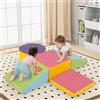 RELAX4LIFE Set di Giocattoli da Arrampicata 6 Pezzi per Bambini, con Schiuma EPE, Set di Giocattoli, Blocchi in Schiuma per Bambini dai 1+ Anno (COLORATO)