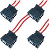 Greenspirits Spina di ricambio auto bobina di accensione benzina 1JZ 2JZ 1UZ 4AG 3SG RX7 (4 FEMALE) con cavo 7283822630, 7283-8226-30, 90980-11246 compatibile con Dacia Nissan Opel Renault Mazda