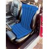 Vetrina del Benessere COPRISEDILE -Blu- Per Schienale Sedile Auto Macchina Camion in Pula di Farro con Effetto Massaggiante, Antisudore, Ideale Contro il Sudore, Effetto Rinfrescante per Sudorazione, Antistress