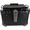 mlink Bauletto Moto Universale 36L con Schienale Lombare Integrato ABS Nero Opaco Serratura a Chiave Carico Max 15kg