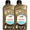 Charging Racer TotalEnergies Special 20W-60 Olio Motore Minerale, API SG/CD, per Motori Benzina e Diesel, 2 Litri: 2 bottiglie da 1L