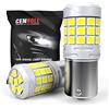 Cenmoll BAU15S 581 PY21W Lampadina per auto bianca, super luminosa 40W 2000LM 12V-24V RY10W 581 PY21W Lampadina a LED Canbus senza errori per retromarcia di retromarcia Luci posteriori freno, 2PCS