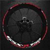 BTWSRX Impermeabile Adesivi Per Cerchioni Moto Per Suzuki GSXR750 GSX750R GSX GSXR 750 R, Riflettenti, Kit Per Mozzi Riflettente Adesivi Cerchi Moto