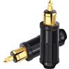 XEIYEI Spinotto Presa Accendisigari Auto 2Pz Spinotto Accendisigari 12v/24V Presa Accendisigari Maschio Spina Universale DIN/ZIG con Fusibile Integrato 10A, per Auto, Moto, SUV, Camion, Camper