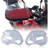 Midimttop Paramani per moto adatto per Transalp XL750 2023-2026 Leva freno Manubrio Paramani Protezione parabrezza XL750 Transalp 750 Accessori (Extension grigio fumo)