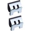 Flydida 964000020R 2 pezzi Clip parasole Maniglia Ricambio per Renault Grand Scénic 3 2009-2016 Tende parasole per finestrini posteriori Gancio clip parasole Ricambio