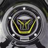 labelbike - Adesivo 3D Moto Tappo Serbatoio Protezione e Decorazione in Resina compatibile con Honda CBR650R 2026 Colore Giallo Carbonio