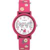 Timex Peanuts Color Rush Floral TW2W83200 - Orologio da donna da 34 mm, cinturino in tessuto rosa e quadrante bianco