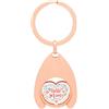 Sheepworld 74618 - Portachiavi con chip, lunghezza con portachiavi, 7 cm, regalo per mamma