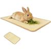 Generico Grattatoio per Conigli,Cuscinetto Antigraffio per Lettiera | Tappetino per Gabbia 40x60 cm - per Uso Domestico, Riposo, Sonno, Gioco da Mordere, Fondo Gabbia