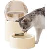 Generico Distributore Automatico di Crocchette per Cani - Distributore Automatico di Cibo per Cani - Acqua di Grande Capacità per Cuccioli,per Soggiorno Casa Vacanza Viaggio Fine Settimana Giardin