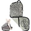Generisch Asciugamano Asciutto per Cani - 53 x 18 cm Asciugamani Lavabili | Asciugamani assorbenti per Animali Domestici, per Cuccioli Gatti Doccia Pulizia Porte in Lavaggio Auto a casa Interna