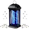 AUEJACKY Lampada Antizanzare Elettrica AUEJACKY 15W 4,000V UV Antizanzare, Zanzariera Elettrica Insetticida, Per La Riduzione Degli Insetti Volanti Per Interni, Camera Da Letto E GiarDini, Per Esterno Ed Inter