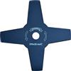 topolenashop Lama per Decespugliatore a 4 Denti Ø255 mm - Disco di Ricambio in Acciaio con Foro Centrale 25,4 mm per Taglio Erba e Sterpaglie - 07854