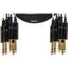 Cordial - Cavo Multicore 8-Vie 3 m con Jack Stereo TRS 6.3 mm REAN Neutrik e Contatti Placcati Oro CML-80 VV 3 C