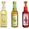 Fruchtwerker Set di aceto e frutta, diverse varietà, fruttato, aceto di frutta, aceto di frutta, set di aceto, puro vegetale, dolce, in bottiglie di vetro (fragola + mela + limone)