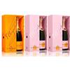 Veuve Clicquo Trio di champagne Veuve Clicquot con custodia, rosa con custodia X2