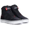 TCX - Ikasu 2 Wp Wmn, Scarpe Moto Casual Impermeabili, per Donna, Nero/Rosso Scuro, 38