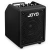 JOYO Amplificatore per basso 30 W portatile con altoparlante da 4 - Bluetooth 5.1 e registrazione diretta OTG, EQ a 3 bande + Compressore, uscita cuffie per pratica e stream (Vibe Cube BA-30, nero)