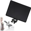 Generico Vassoio Porta Microfono in Plastica Morsetto e Supporto per Asta, Ripiano 22X16,5 CM per Accessori Durante Performance Live e Streaming (A(22cm/8.66in*16.5cm/6.5in）)