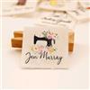 BFBZYME 30-500 Pezzi Etichette Quadrate Personalizzate, Logo Del Brand, Etichette In Cotone Handmade, Tag In Tessuto Bianco Per Cucito E Artigianato, Etichette Con Nome Aziendale, Quadrate(30x30mm)