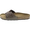 Birkenstock Sandali Catalina BS Birko-Flor Nubuck. La Suola Interna in Pelle Morbida al Tatto e flessile Si Adatta Delicatamente al Piede conformandosi al Suo Contorno. La Superficie a por
