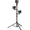 NearStream Kit VM33 con 3 telecamere wireless 2K per lo streaming, treppiede e 2 supermorsetti, pacchetto multi-telecamera con zoom ibrido 40x per podcast, chiese, interviste e Zoom