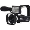 WAFOHSR Videocamera Vlogging 4K Completa For Lo Streaming Live Digitale For Esterni WiFi Webcam 16X Registratore Fotografia Messa A Fuoco Accurata(No SD Card,Blue)