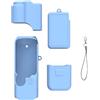 Shurhome Custodia protettiva in silicone per fotocamera Pocket 4 Action Camera, custodia protettiva per fotocamera paraurti, copertura morbida in silicone