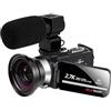 WAFOHSR Videocamera Web WiFi For Registrazione Video Streaming Digitale IR Visione Notturna Registratore Vlog Portatile For Esterni Messa A Fuoco Accurata(32G SD Card,3)