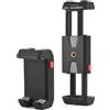 Aumotop Supporto Universale Regolabile per Treppiede per Telefono e Tablet con Supporto Slitta Fredda, Comodo Accesso Alla Porta di Ricarica Streaming Live e Registrazione Video, Materiale ABS