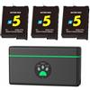 CQJFCYBRA 2100mAh PJ-Osmo360, Compatibile For DJI, For Osmo Action 5 Pro 4 Batteria For Fotocamera Batteria Ricaricabile + Caricabatterie A 3 Slot(3Charger Set)