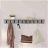 Lumanois Appendiabiti a Muro Grigio Cemento 100 x 10,5 x 10,5 cm, Mobili,Scaffalature,Scaffali e mensole per pareti, 3.006kg-874374