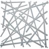 Koziol divisorio/Decorazione Element Stixx, plastica, 27,2 x 27,2 cm, Plastica, Transparent Anthrazit, 0.4 x 27.2 x 27.2 cm