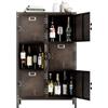 Sightlife Armadi metallici Armadio in Metallo Stile Industriale Armadietto Armadio Archivio Metallico in Acciaio armadio di stoccaggio armadi per ufficio per dipendenti, casa, ufficio, scuola 75x35x120cm…