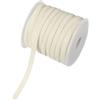 M METERXITY Nastro Sbieco a Doppia Piega 1/4 25 Iarde Nastro Sbieco Cotone, Nastro Sbieco a Doppia Piega, per Cucito/Cucitura, Orlo/Legatura//Quilting/Artigianato [Bianco Beige]