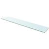 Lumanois Mensole in Vetro Trasparente 2 pz 110x20 cm, Mobili,Scaffalature,Scaffali e mensole per pareti, 9.7kg-3051589